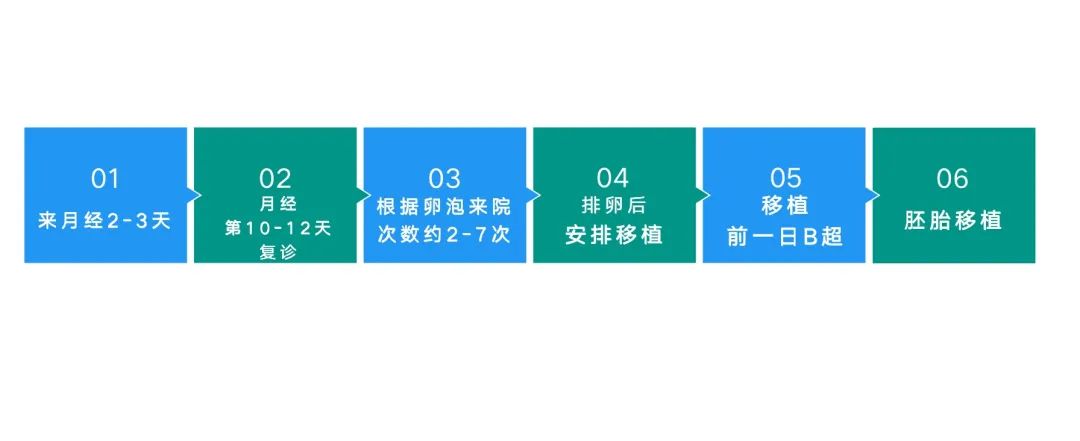 月经规律的人群，我们可以采取自然周期方案，优点在于用药少但来院的频次高，约需来院6-13次。