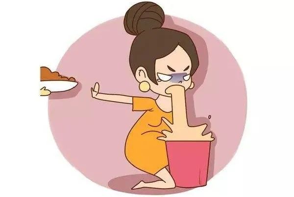早孕反应,吃不下,吐不出,食入即吐